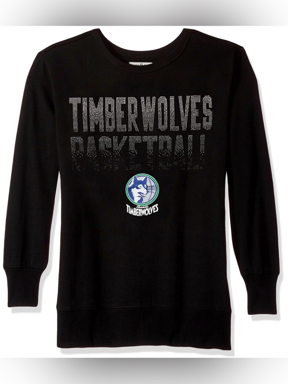 NWT [G-III] Minnesota Timberwolves NBA Bling Long Sleeve Sweatshirt Women’s XXL - Picture 4 of 13